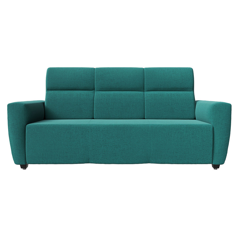 Wakefit Belize sofa - Three seater Reflection Aqua Blue